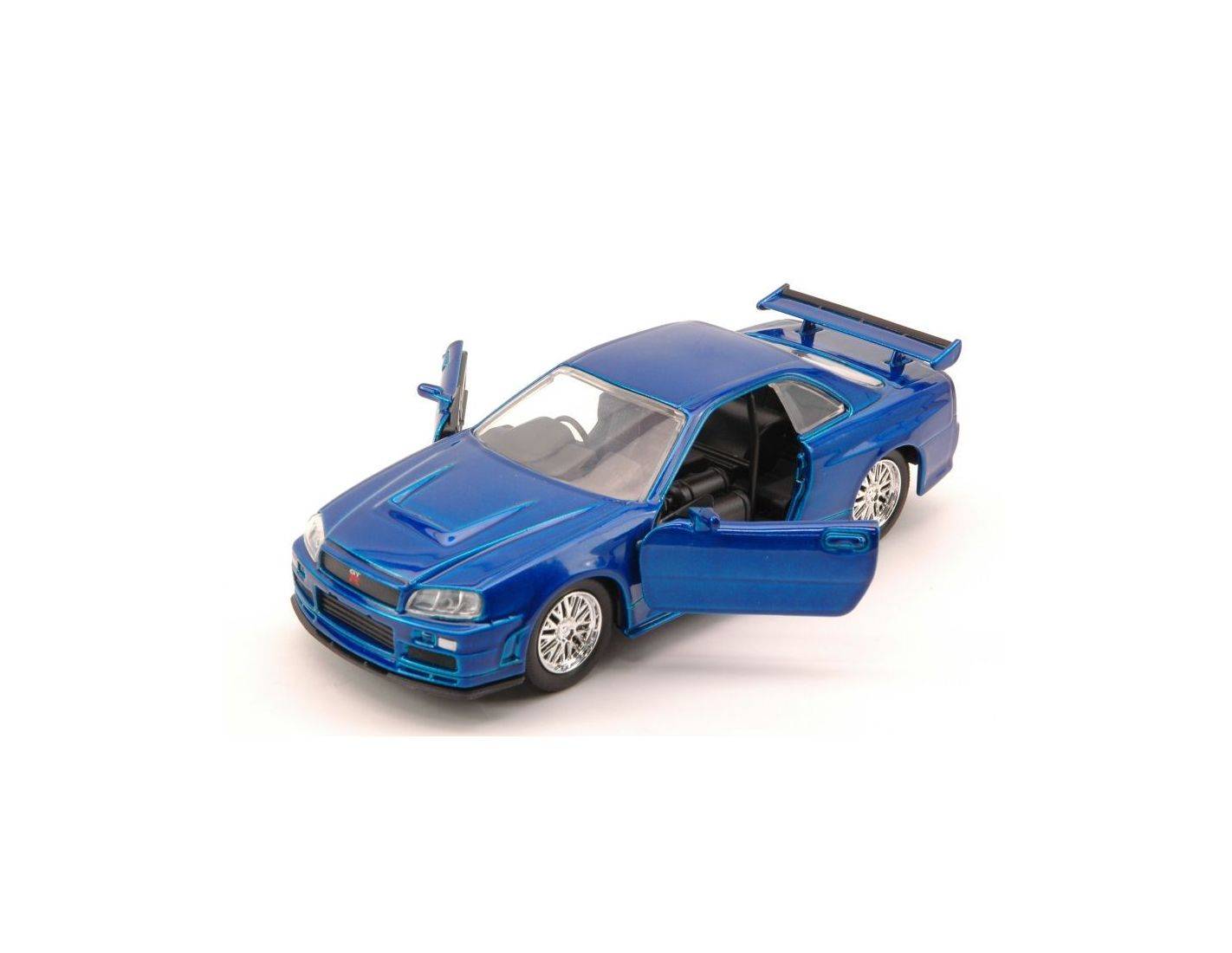 1/32 - Nissan Skyline R34 GT-R Fast&Furious – Bleu Métallisé