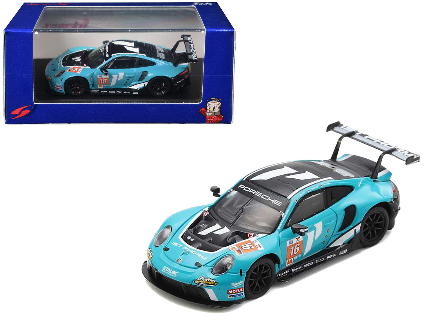 1/64 Sparky - Porsche 911 RSR-19 #16 Hardwick / Robichon / Heylen