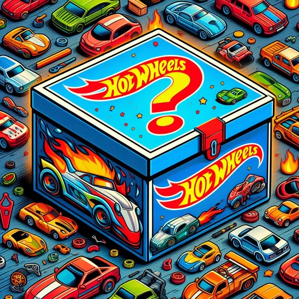 Lot mystère Hotwheels (4 véhicules)