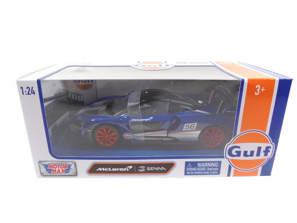 1/24 Motormax Mclaren Senna - Livrée Gulf #56