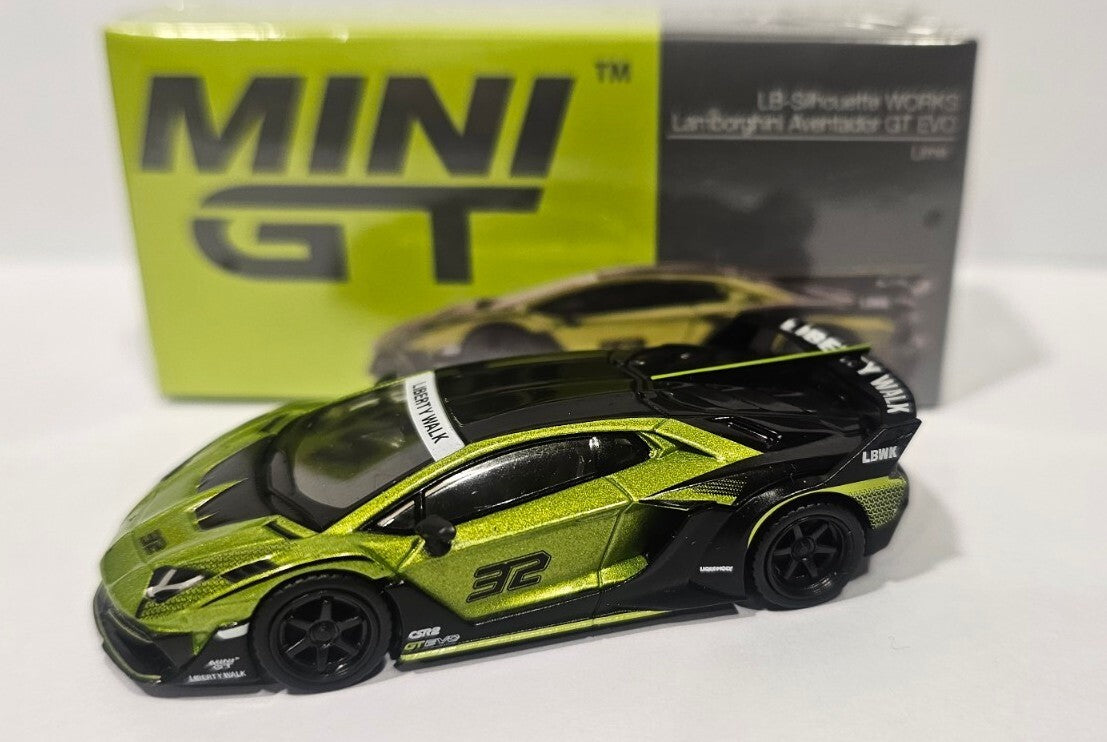 1/64 Mini GT - Lamborghini Aventador GT EVO LB-Silhouette Works
