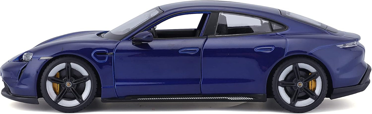 1/24 Bburago Porsche Taycan Turbo S Bleue