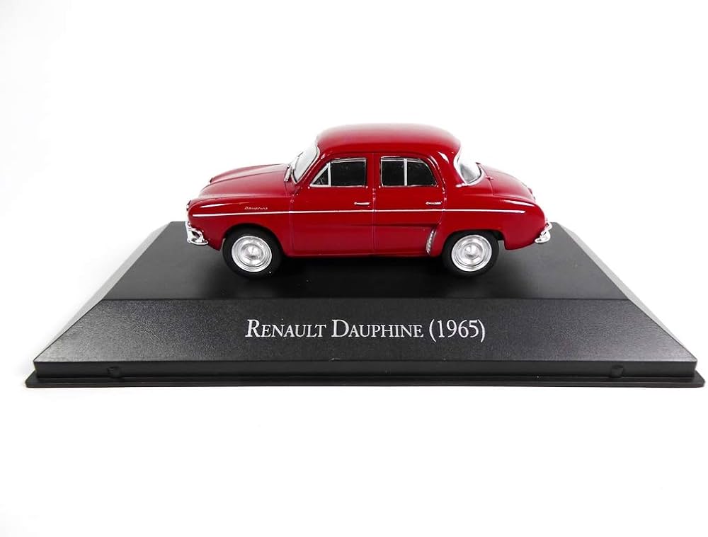 1/43 Hachette - Renault Dauphine Rouge de 1965