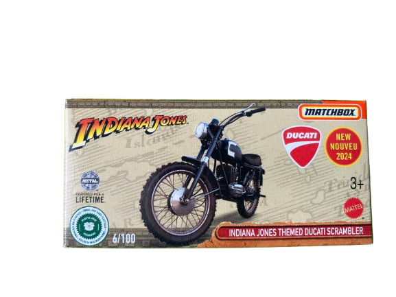 1/64 Matchbox Ducatti Scrambler (Indiana Jones)