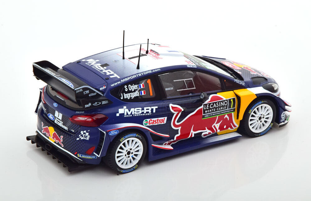 1/24 Ford Fiesta WRC #1 Ogier/Ingrassia Equipe MS SPORT Red Bull Rallye Monte-Carlo 2018