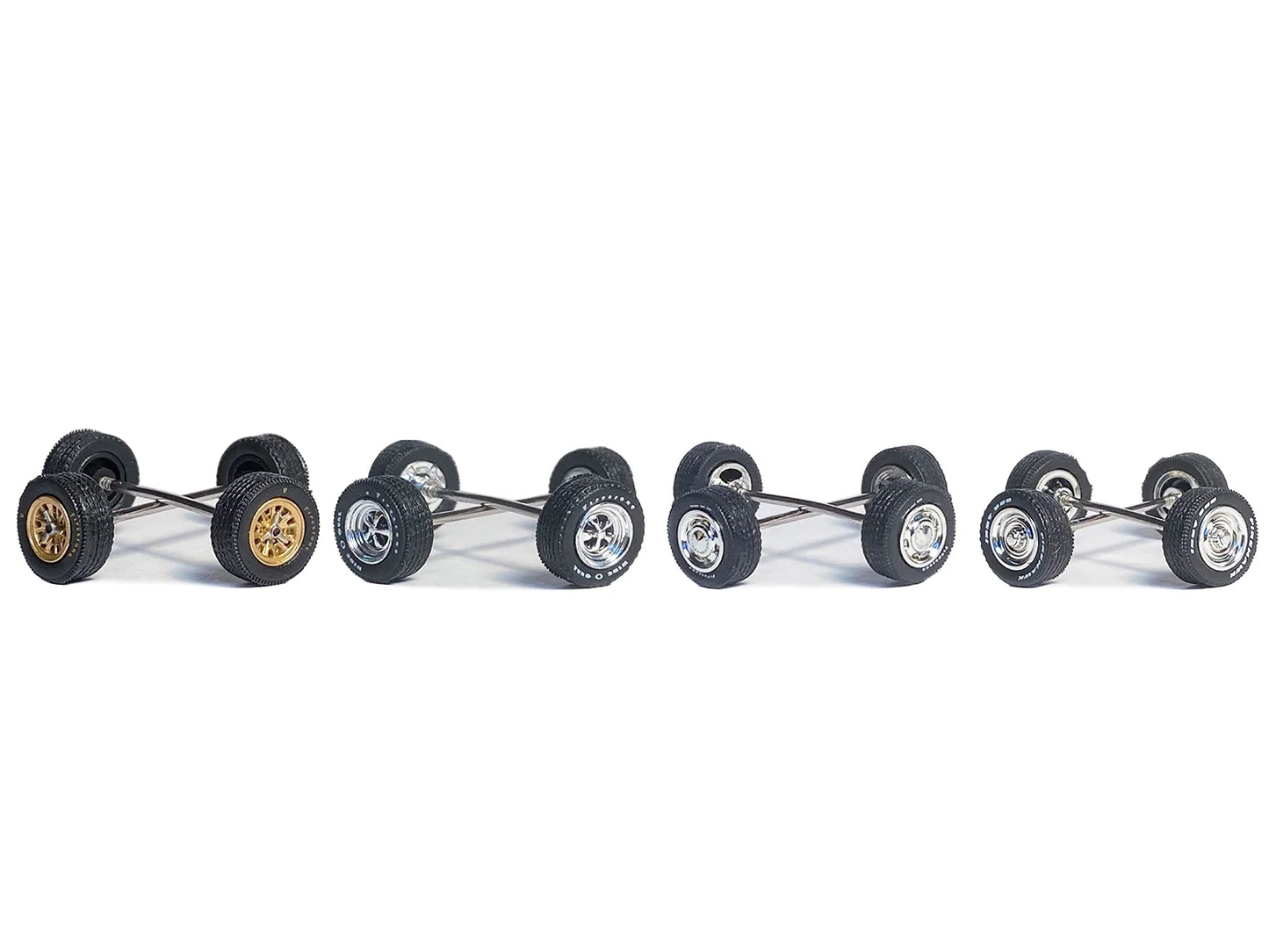 1/64 Greenlight pack de 4 jeux de roues "Firestone"