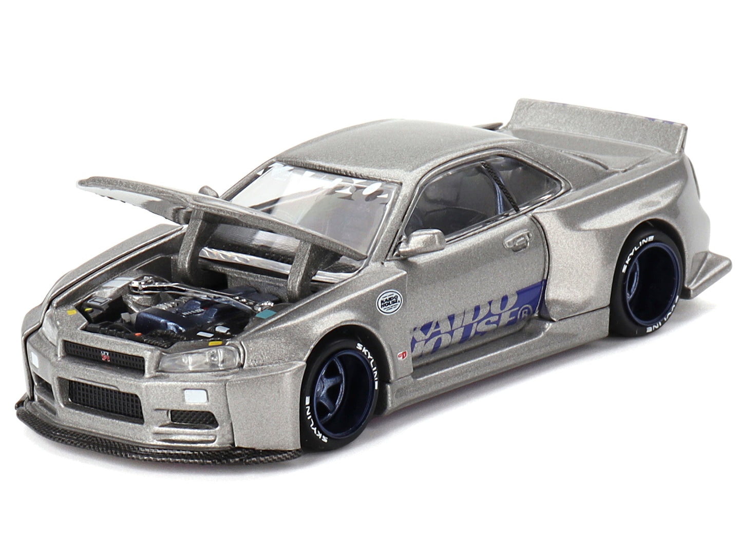 1/64 Mini GT - Nissan Skyline GT-R R34 Kaido Works Shinjuku V1
