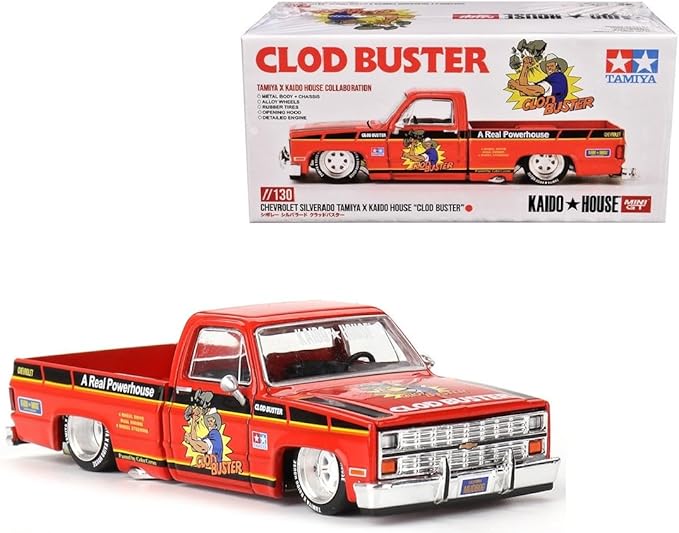 1/64 Mini GT- Chevrolet Silverado Tamiya x Kaido House "Clod Buster"