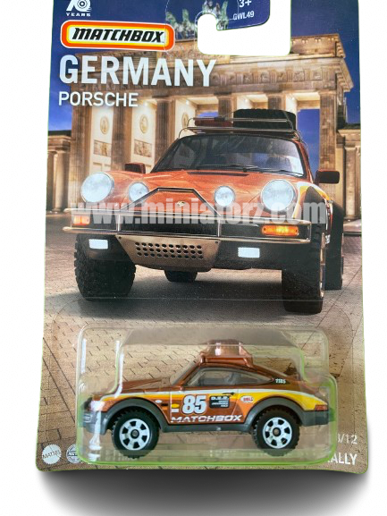 1/64 Matchbox Best of Germany : Porsche 911 Rallye de 1985