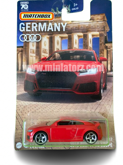 1/64 Matchbox : Best of Germany - Audi TT RS Coupé de 2019