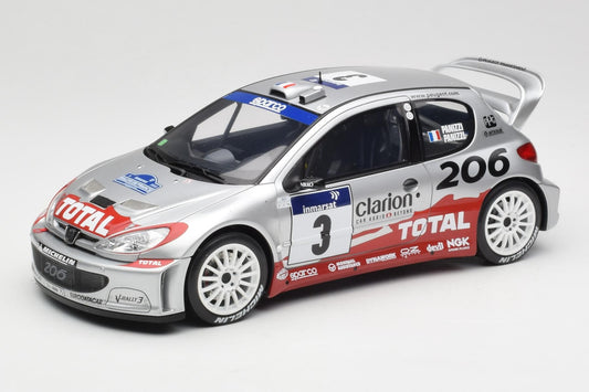 1/18 Ottomobile - Peugeot 206 WRC Tour de Corse 2002