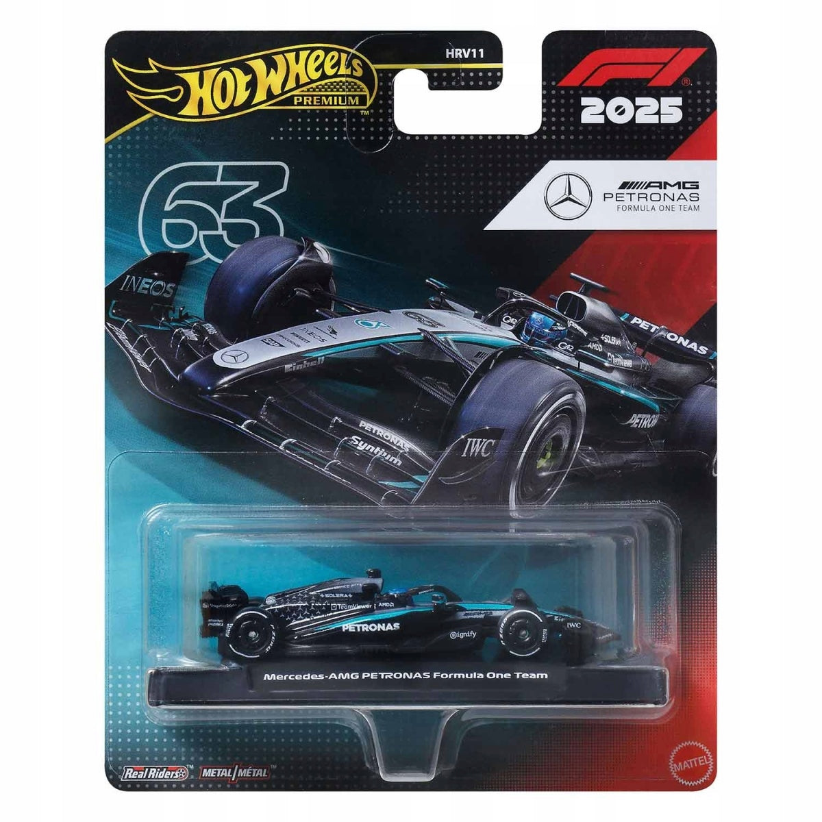 HotWheels Formule 1 - Mercedes-AMG Petronas #63