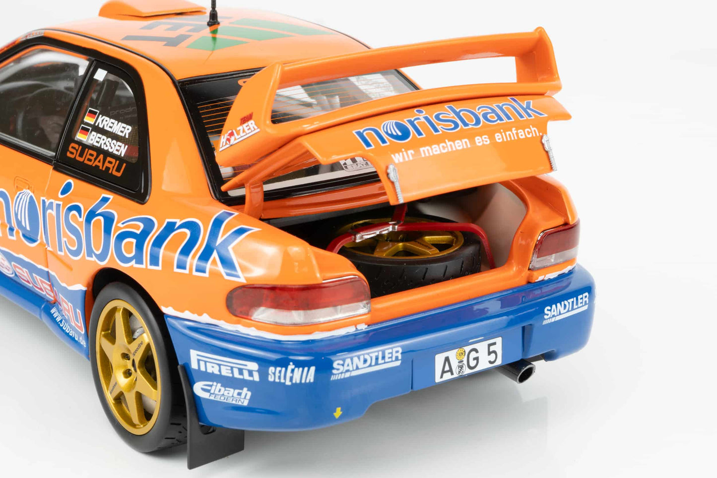 1/18 Sunstar - Subaru S5 WRC Rallye d'Allemagne 1999