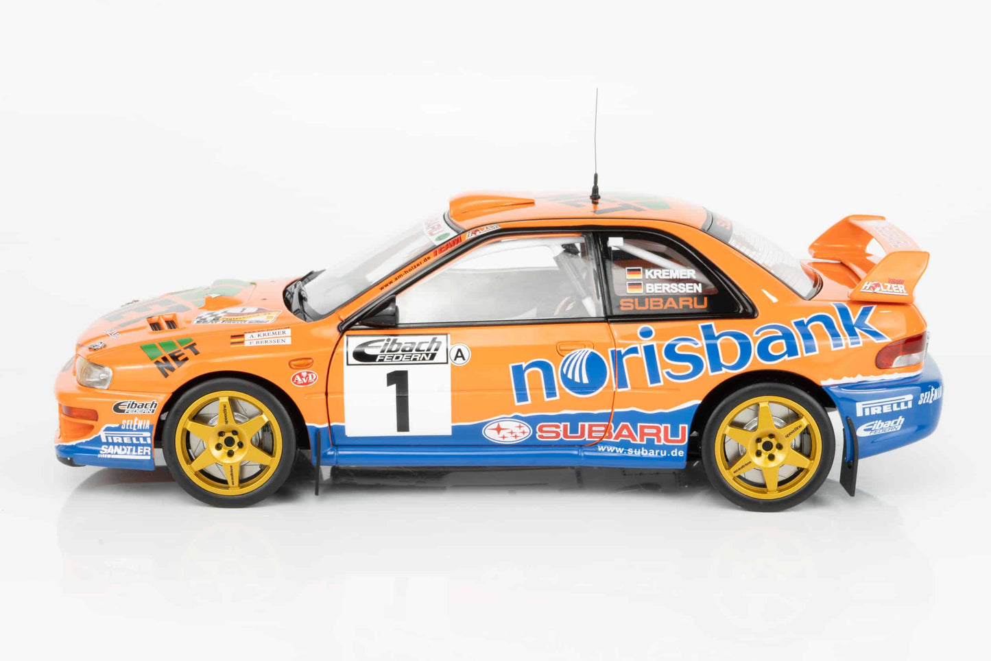 1/18 Sunstar - Subaru S5 WRC Rallye d'Allemagne 1999