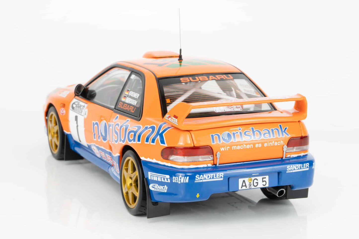 1/18 Sunstar - Subaru S5 WRC Rallye d'Allemagne 1999