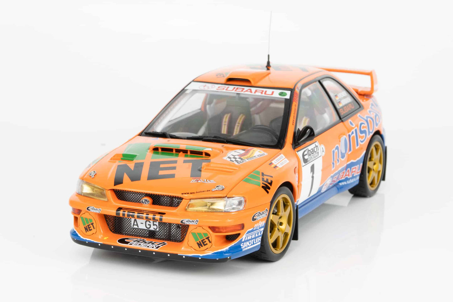 1/18 Sunstar - Subaru S5 WRC Rallye d'Allemagne 1999