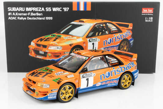 1/18 Sunstar - Subaru S5 WRC Rallye d'Allemagne 1999
