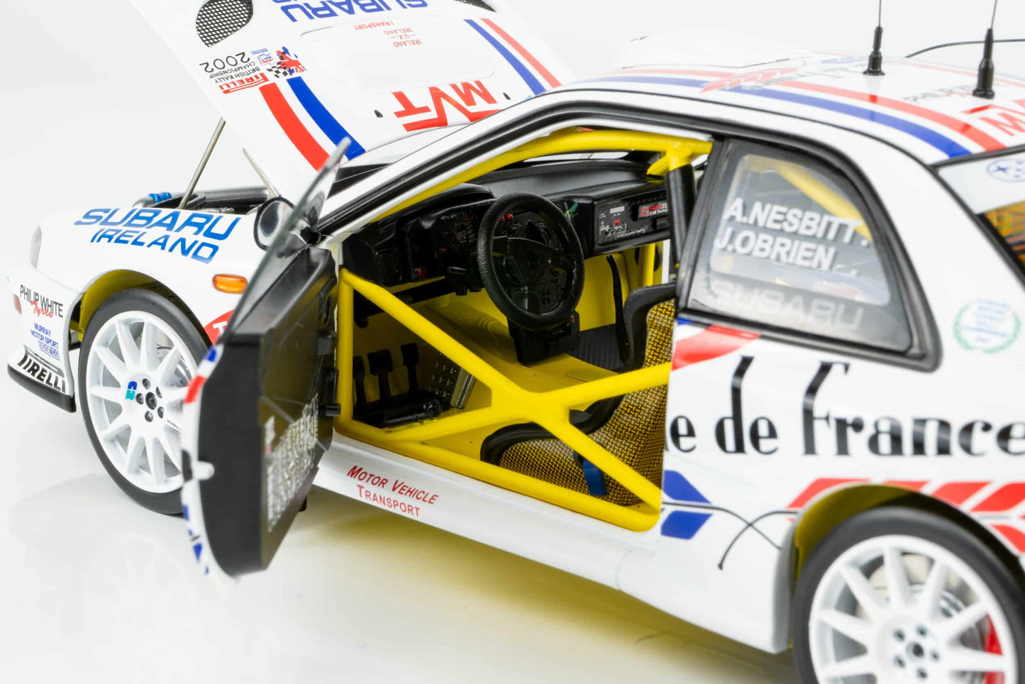 1/18 Sunstar - Subaru S6 WRC Rallye 2002 Mémorial de Jim Clark