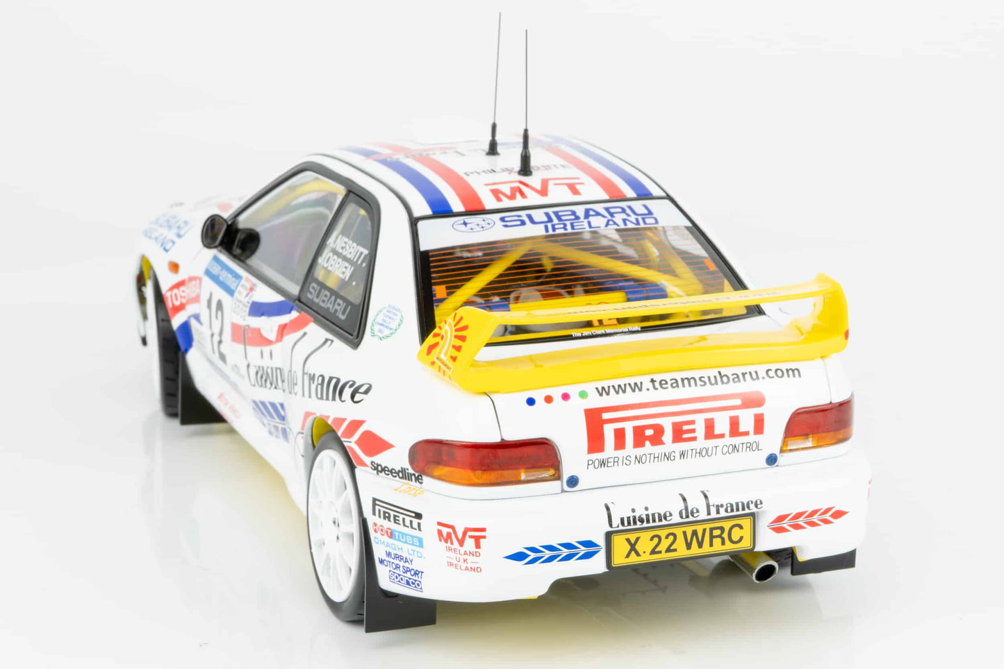 1/18 Sunstar - Subaru S6 WRC Rallye 2002 Mémorial de Jim Clark