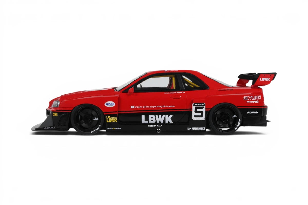 1/18 GT Spirit - Nissan Skyline R34 GTR Liberty Works Super Silhouette