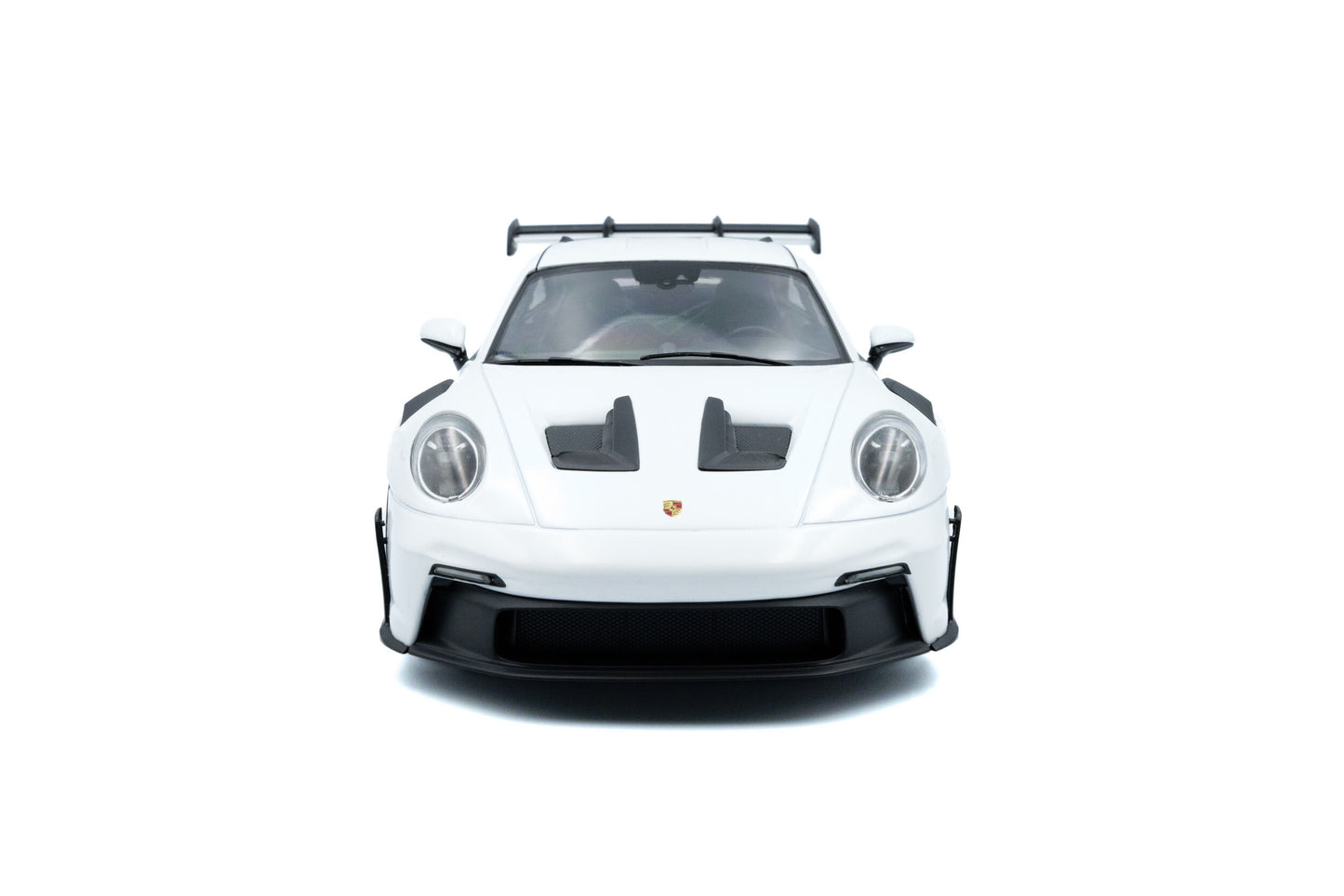 1/18 Solido - Porsche 911 GT3 RS - Blanches à Bandes Bleues