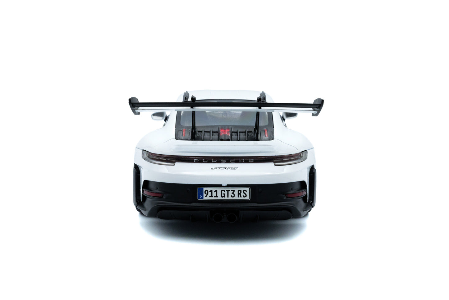 1/18 Solido - Porsche 911 GT3 RS - Blanches à Bandes Bleues