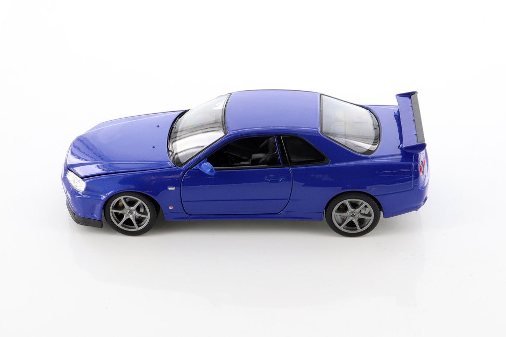 1/24  Nissan Skyline GTR R-34 Bleue