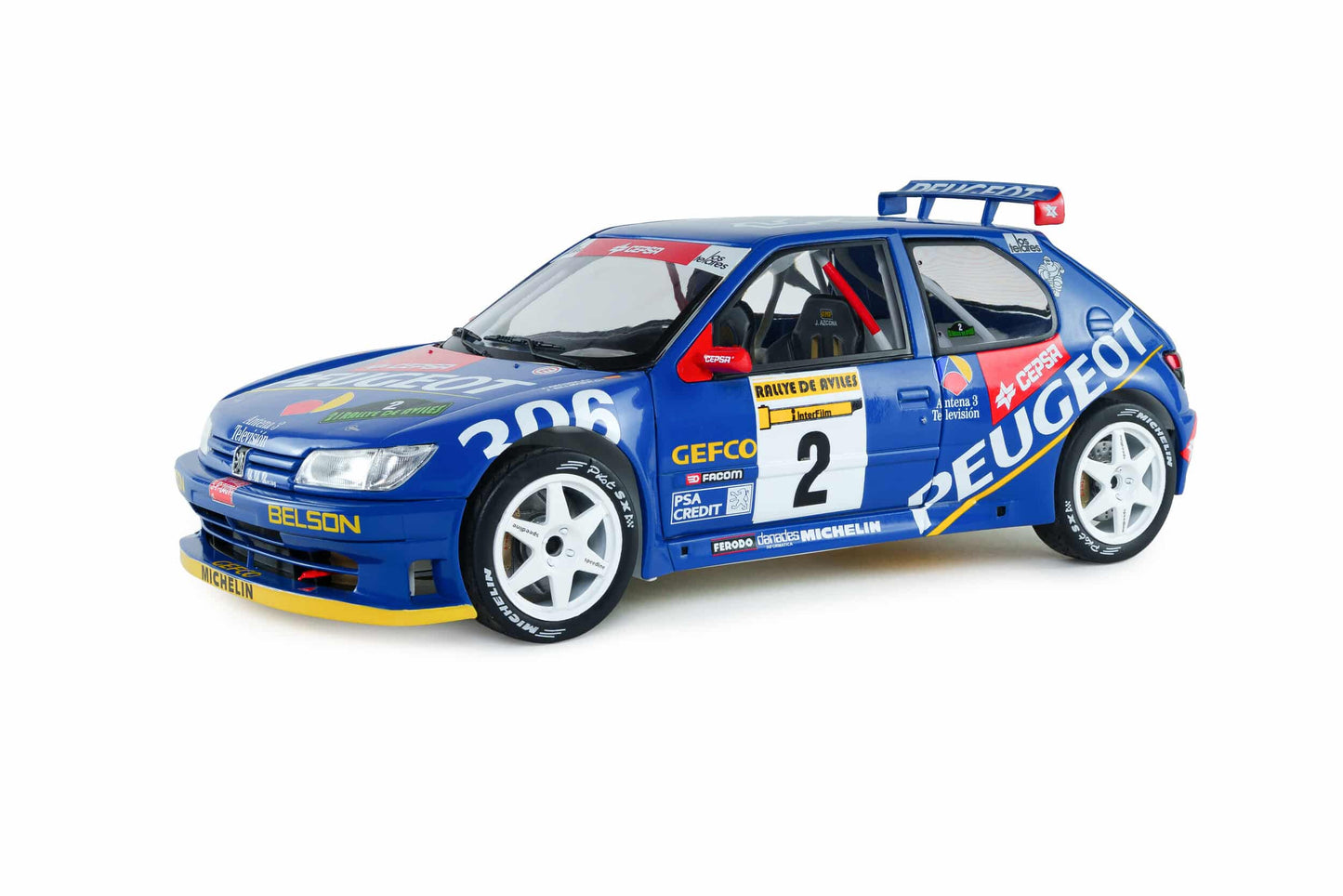 1/18 Solido - Peugeot 306 Maxi #2 Rallye AVILES