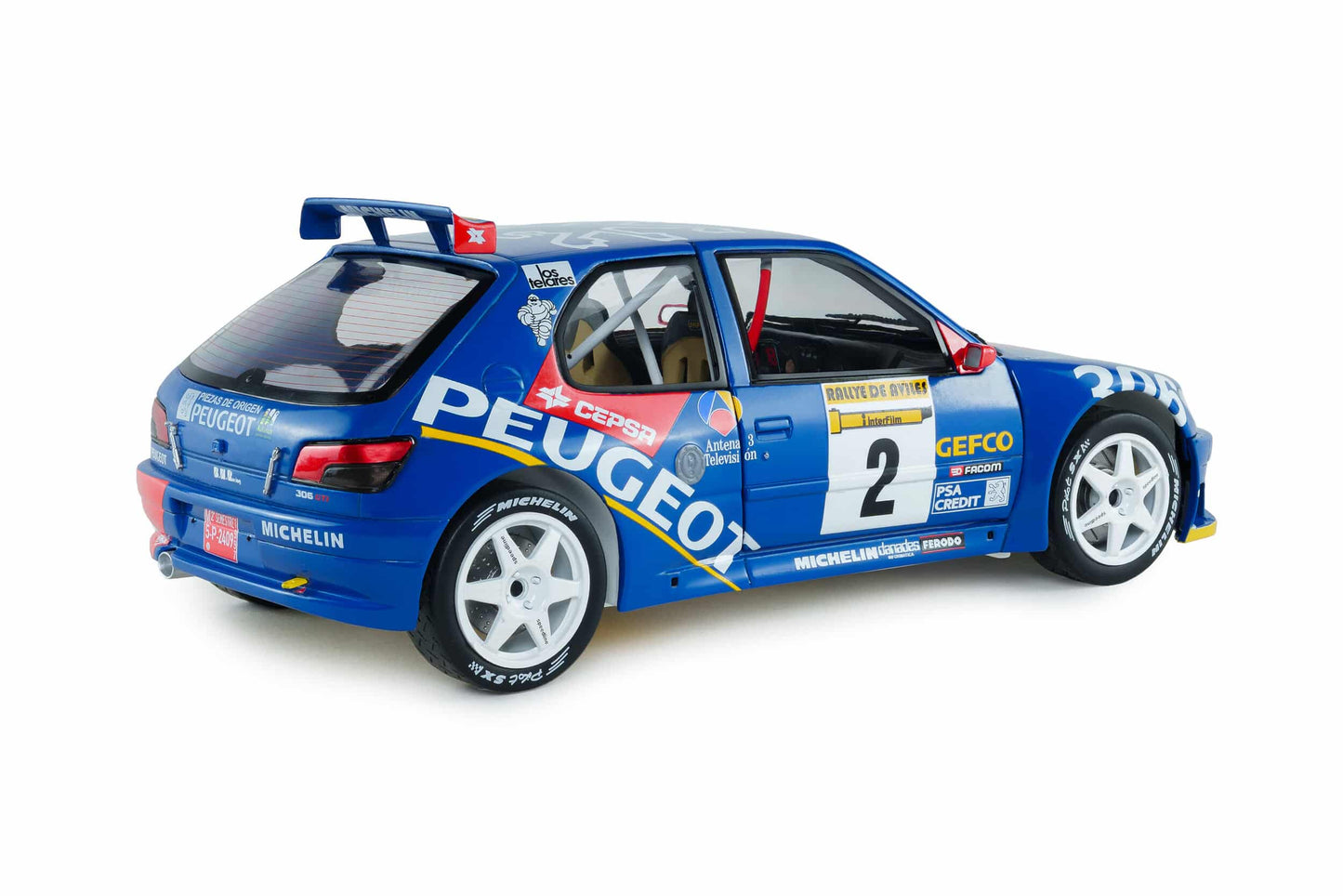 1/18 Solido - Peugeot 306 Maxi #2 Rallye AVILES
