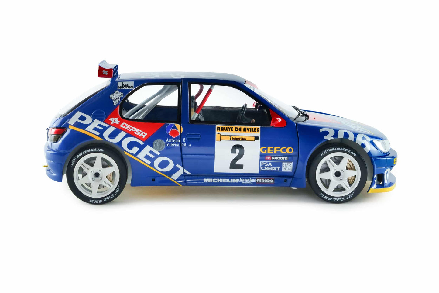 1/18 Solido - Peugeot 306 Maxi #2 Rallye AVILES