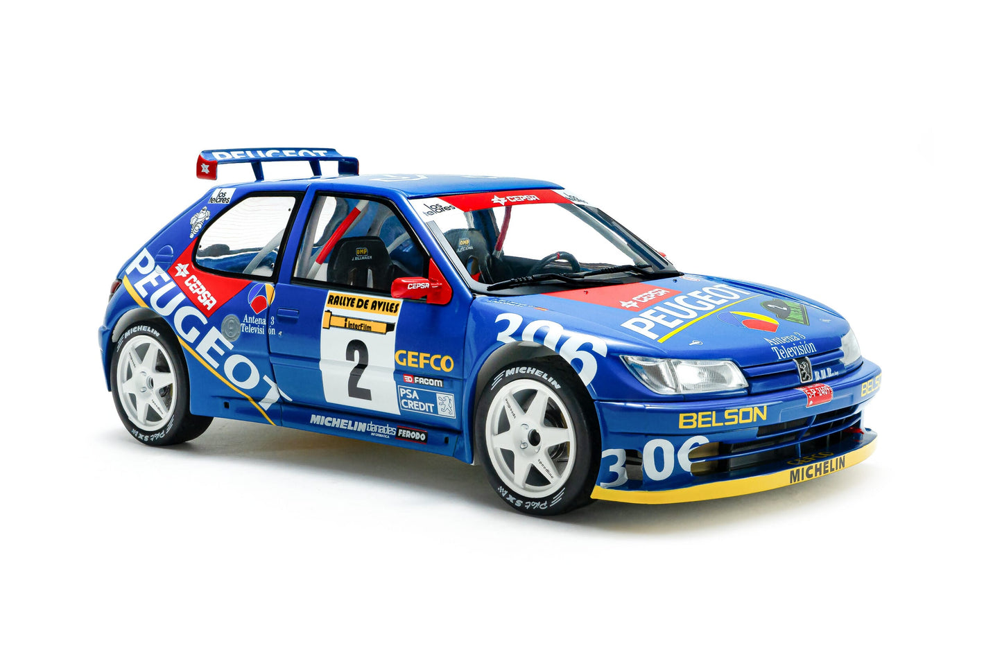 1/18 Solido - Peugeot 306 Maxi #2 Rallye AVILES